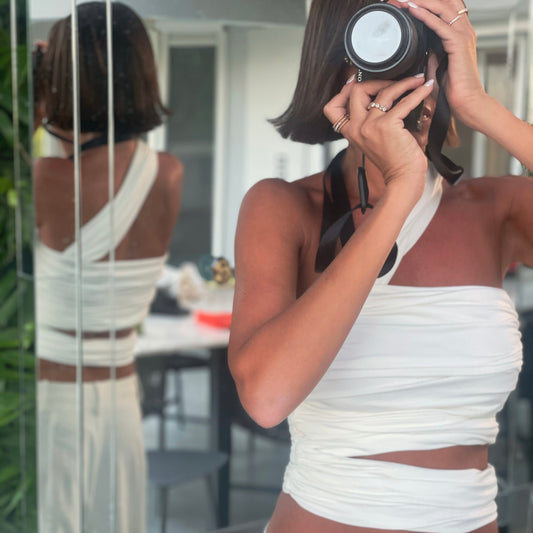 The One Shoulder Gathered Top
