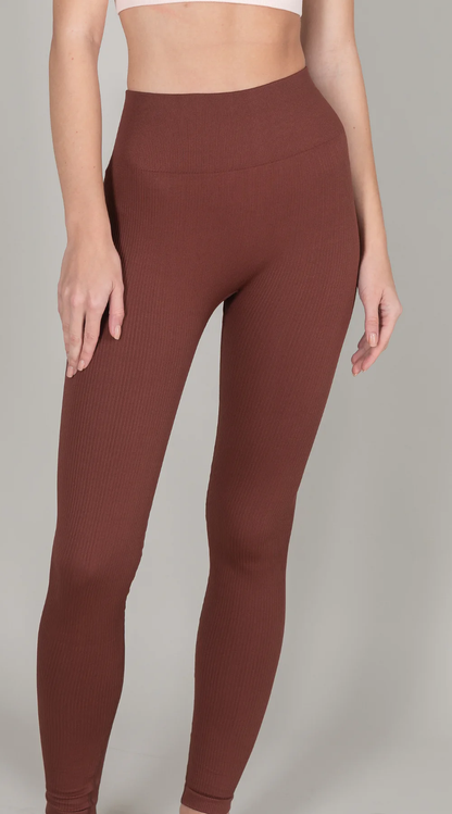 Ribbed Leggings – Hot Chocolate