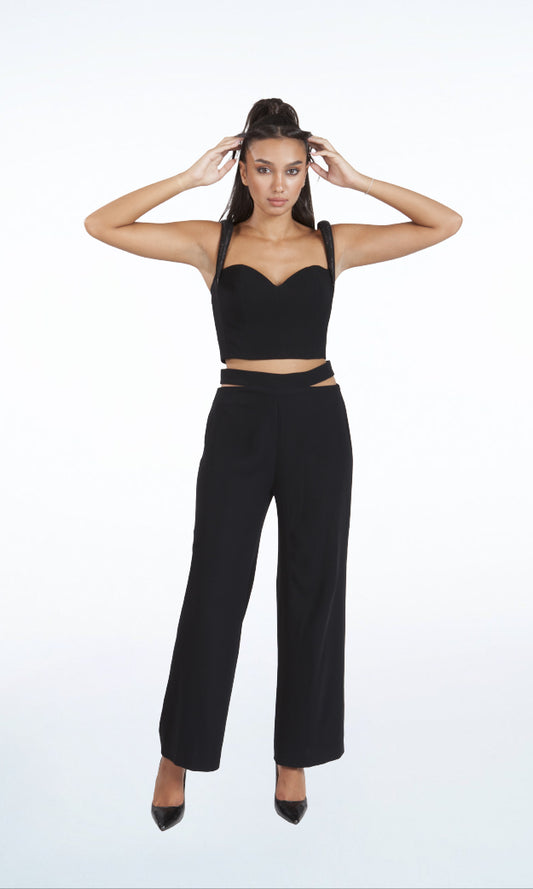 Cut Out Tailored Pants