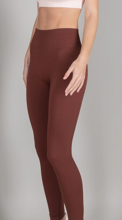 Ribbed Leggings – Hot Chocolate