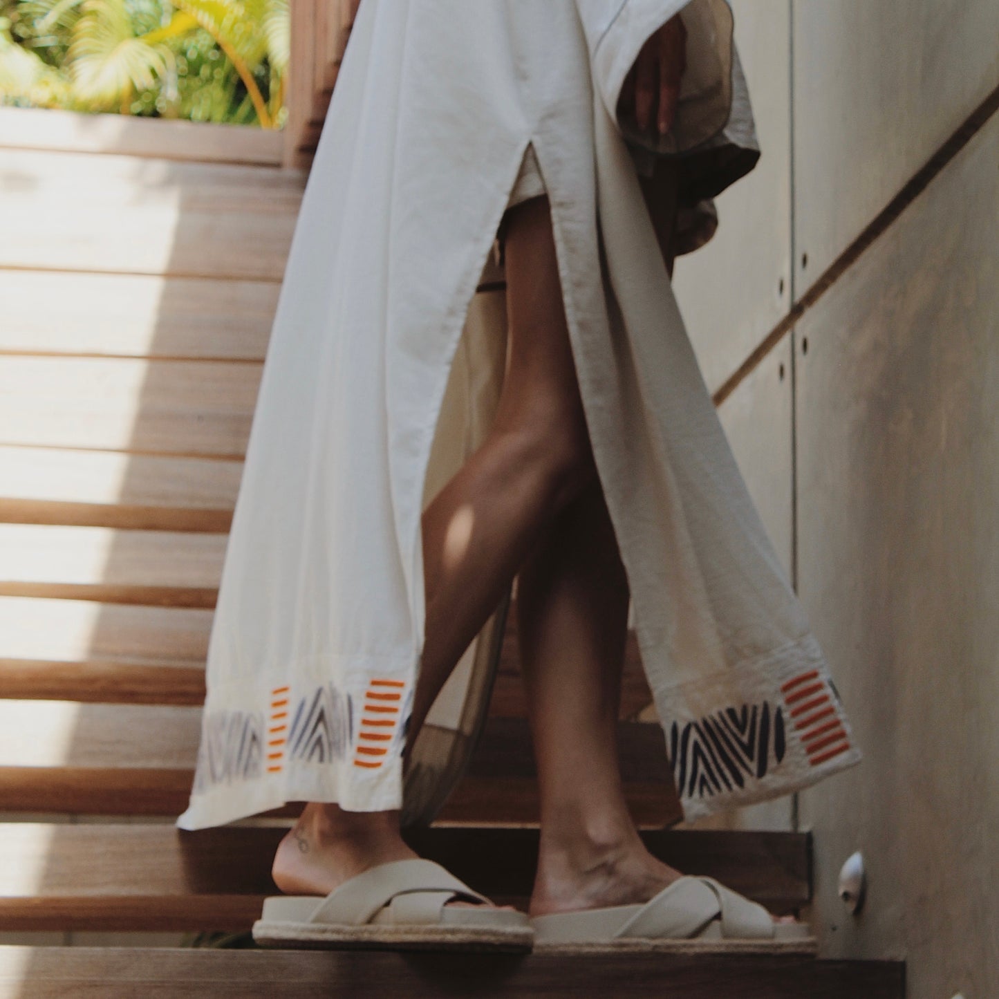 The Embroidered Kimono – Beige
