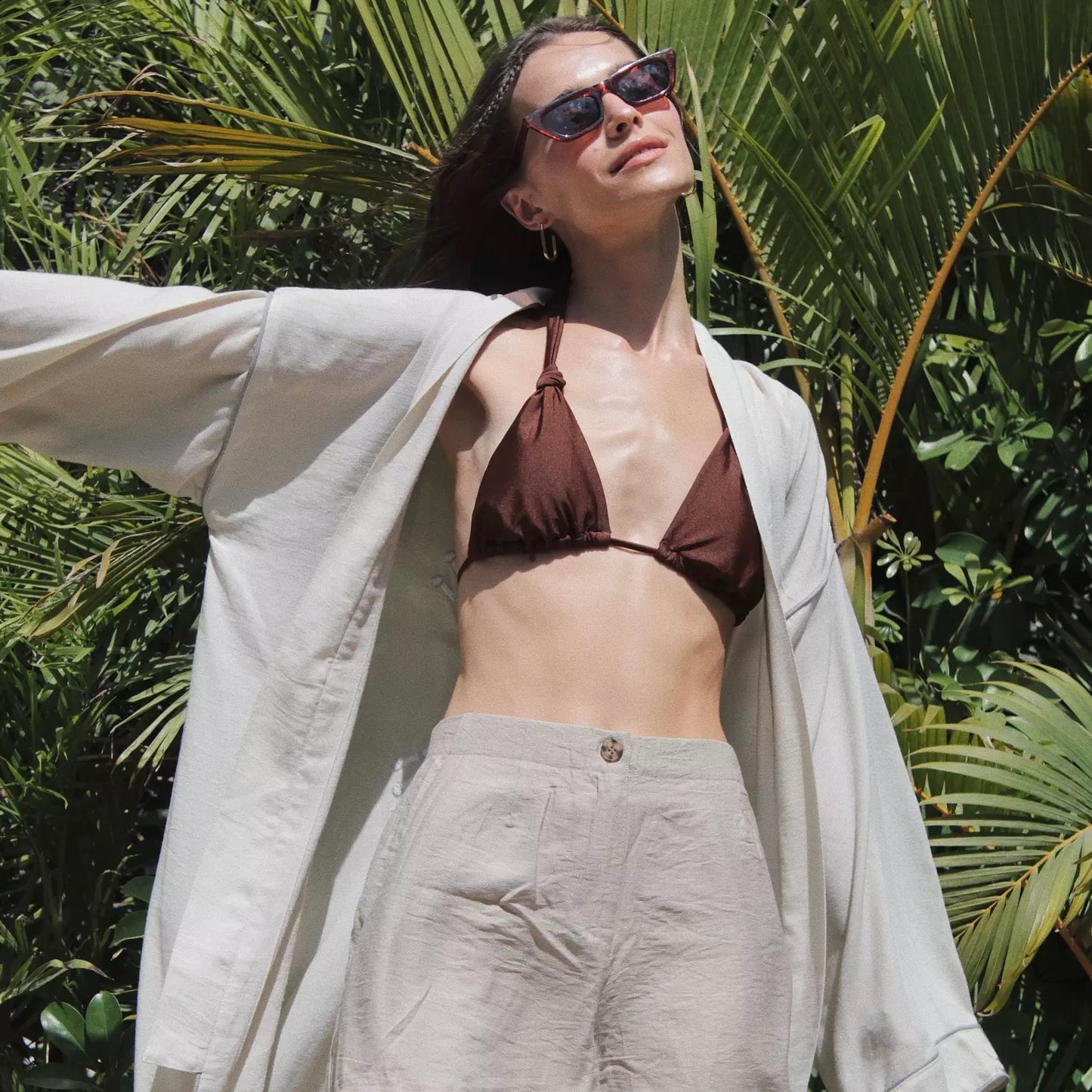 The Embroidered Kimono – Beige